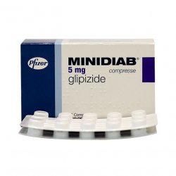 Минидиаб (Глипизид, аналог Мовоглекена) 5мг №30 в Нефтекамске и области фото